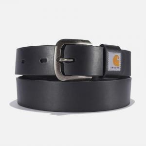 (A0005518) 새들 레더 벨트 BLACK
